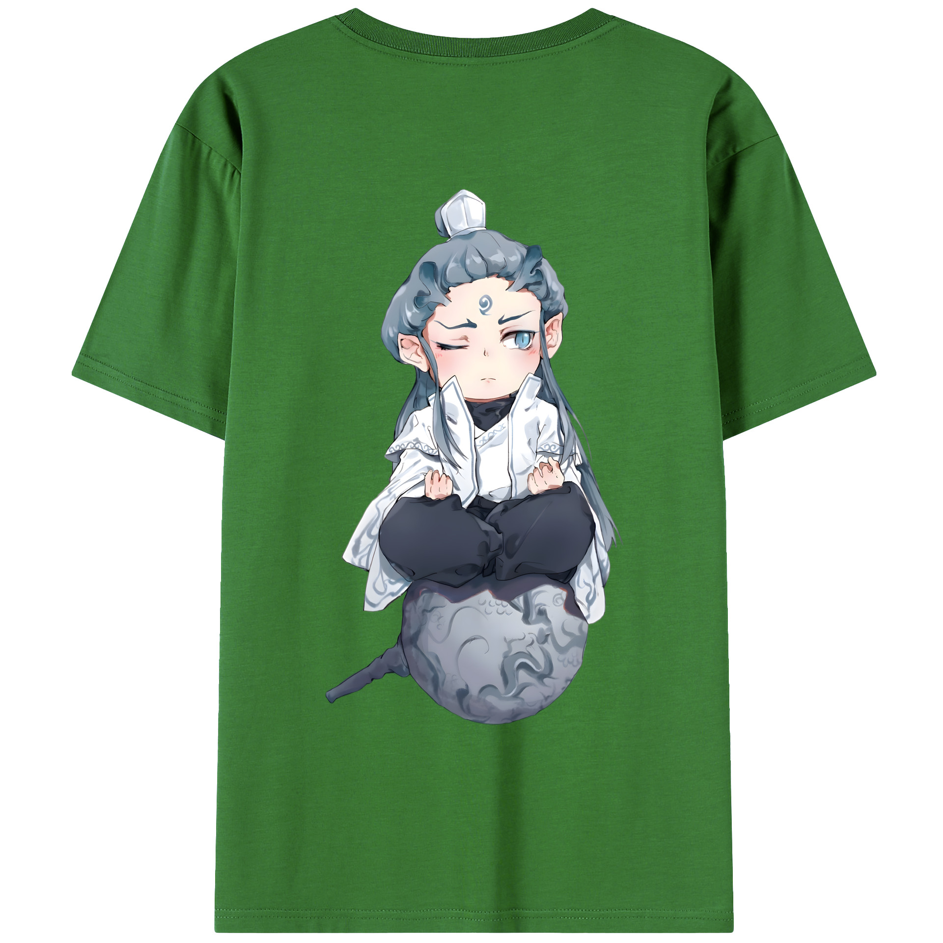 （画像用） Ne Zha 2 ナタ 魔童の大暴れ レディース半袖Tシャツ(バックプリント)